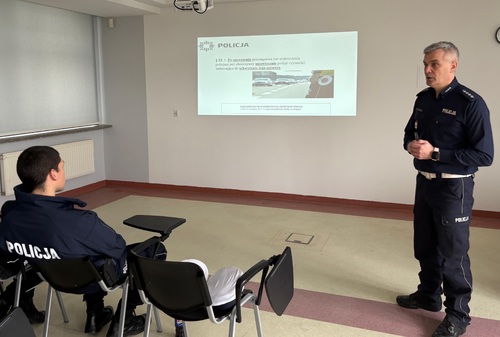 Wykładowca realizujący szkolenie.